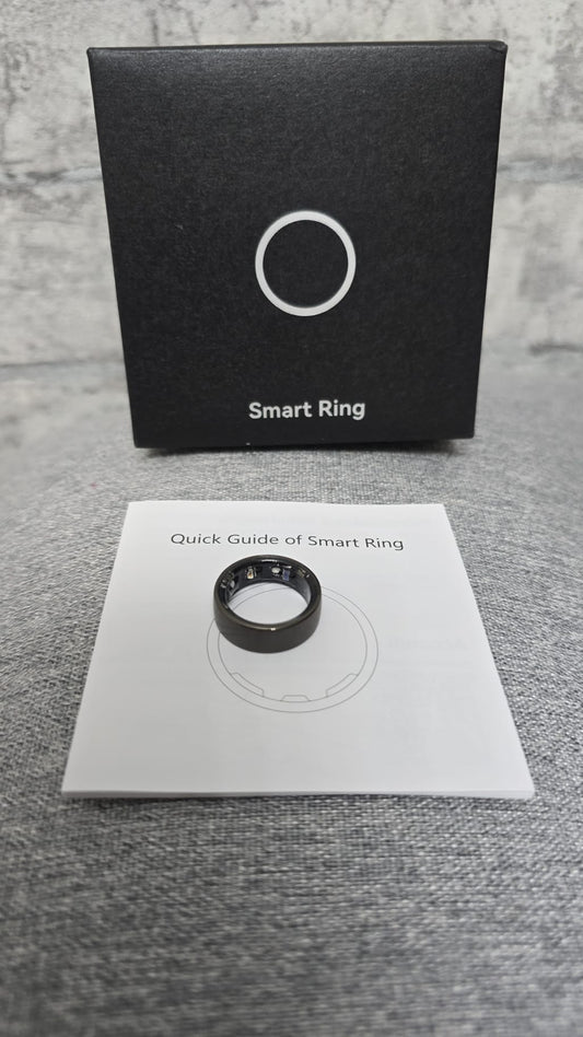 Smart Ring Gr. 7 schwarz Glanz