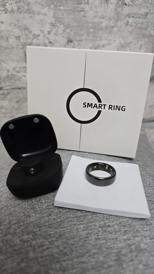 Smart Ring Gr. 9 schwarz Matt