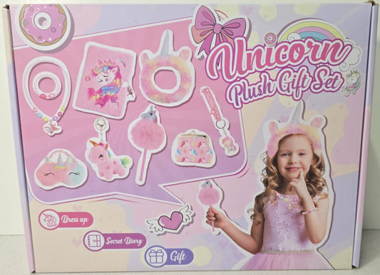 Unicorn Plush Gift Set Einhorn Geschenke für Mädchen 4 5 6 7 8 Jahren Kuscheltier Leuchtende Plüsch
